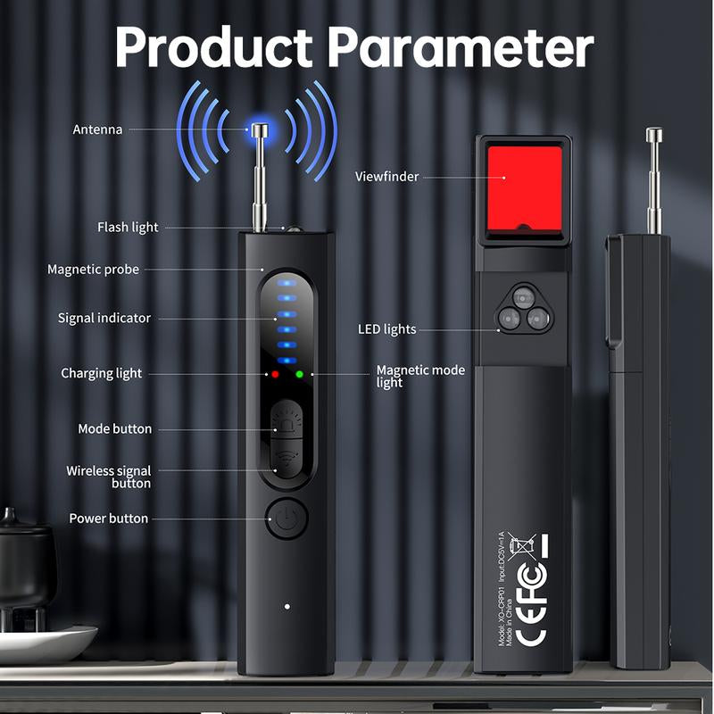 Ultimate RF Signal Scanner: Hidden Camera & GPS Tracker Detector for Unmatched Security at Home, Travel, and Beyond